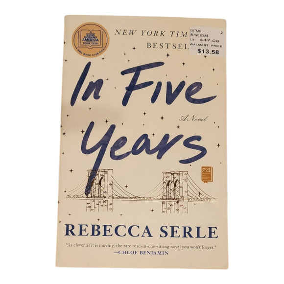 Rebecca Serle Other - In Five Years Rebecca Serle Paperback Book Books Romance Fiction